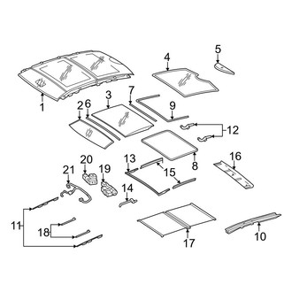Mercedes-Benz OE - Roof - Sunroof (Coupe)