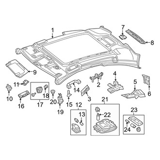 Mercedes-Benz OE - Roof - Interior Trim (Coupe)
