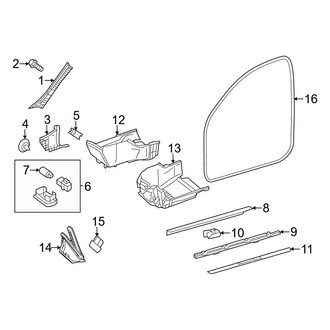 Mercedes-Benz OE - Pillars, Rocker & Floor - Interior Trim (Coupe)