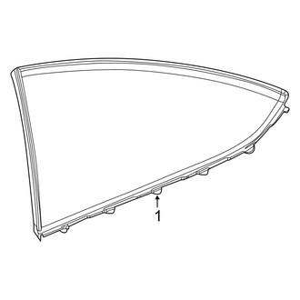 Mercedes-Benz OE - Quarter Panel - Glass (Coupe)