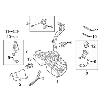Mercedes-Benz OE - Fuel System Components (Coupe)