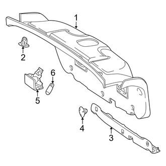 Mercedes-Benz OE - Trunk Lid - Interior Trim (Coupe)