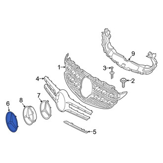 Mercedes-Benz OE - Front Grille Emblem