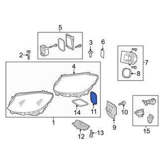 Mercedes-Benz OE - Headlight Control Module Gasket