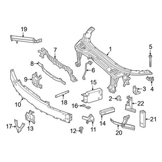 Mercedes-Benz OE - Radiator Support (Sedan)