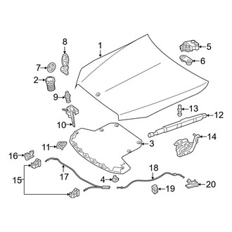 Mercedes-Benz OE - Hood & Components (Sedan)