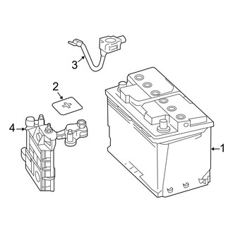 Mercedes-Benz OE - Electrical - Battery (Conventional), (Base / 4Matic Sedan)