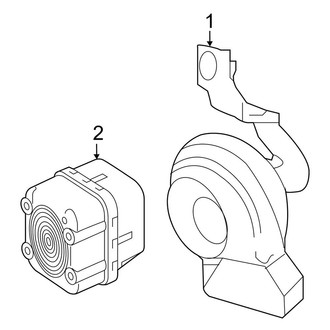 Mercedes-Benz OE - Electrical - Horn
