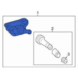 Mercedes-Benz OE - Tire Pressure Monitoring System (TPMS) Sensor