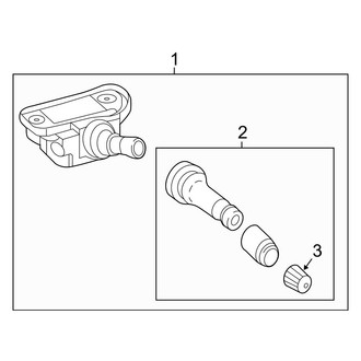 Mercedes-Benz OE - Electrical - Tire Pressure Monitor Components (Sedan)
