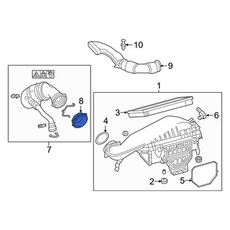 Mercedes-Benz OE - Engine Air Intake Hose Adapter