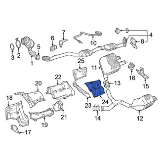 Mercedes-Benz OE - Exhaust Heat Shield