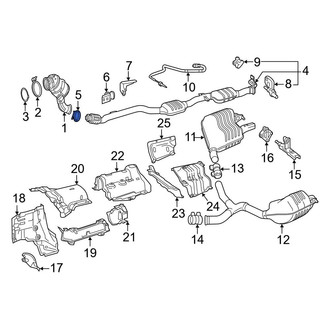 Mercedes-Benz OE - Exhaust Clamp