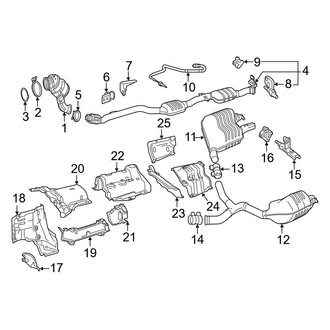 Mercedes-Benz OE - Exhaust System - Exhaust Components