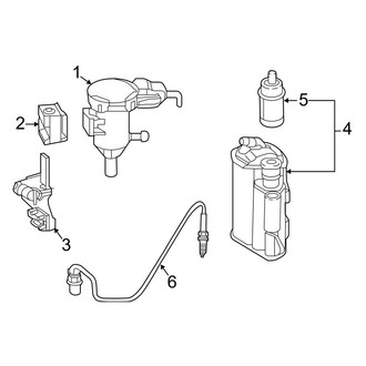 Mercedes-Benz OE - Emission System - Emission Components (Sedan)