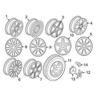 Mercedes-Benz OE - Wheels (Sedan)