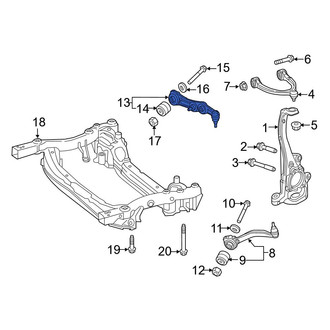 Mercedes-Benz OE - Rear Lower Forward Suspension Control Arm