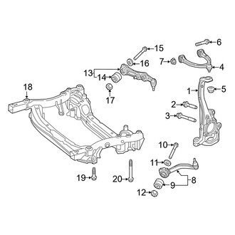 Mercedes-Benz OE - Front Suspension - Suspension Components