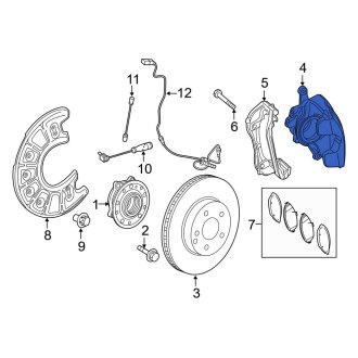 Mercedes GLC Class Replacement Brake Calipers – CARiD.com