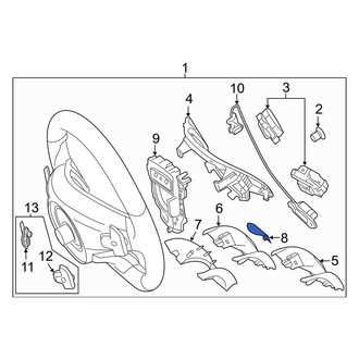 Mercedes-Benz OE - Steering Wheel Emblem