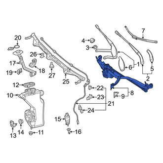 Mercedes-Benz OE - Wiper Motor