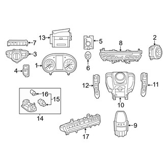 Mercedes-Benz OE - Instrument Panel - Cluster & Switches (Sedan)