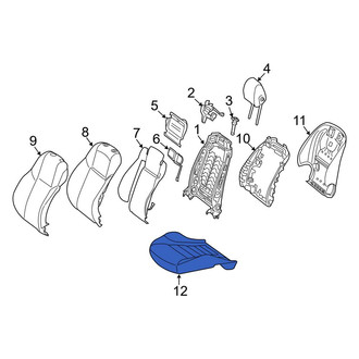Mercedes-Benz OE - Front Right Seat Cushion Foam