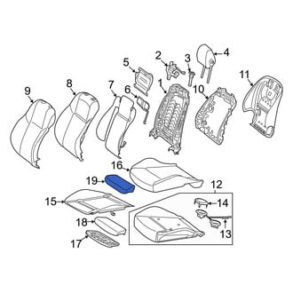 Mercedes-Benz OE - Front Left Forward Seat Cover