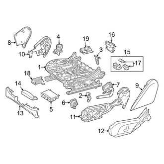Mercedes-Benz OE - Seats & Tracks - Tracks & Components (Sedan)