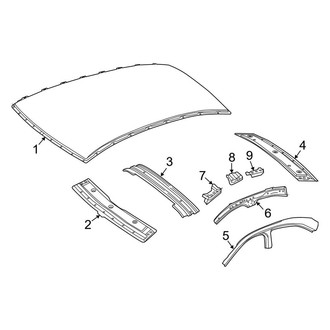 Mercedes-Benz OE - Roof & Components (W/O Sunroof/Panoramic Roof)