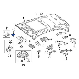 Mercedes-Benz OE - Sun Visor Holder