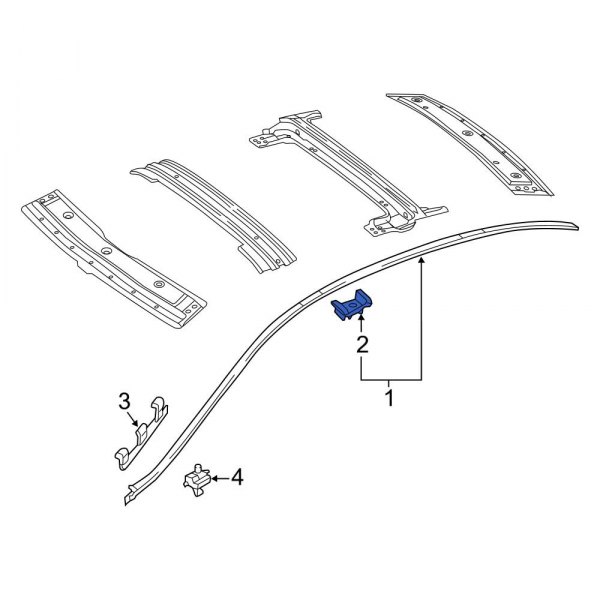 Roof Molding Clip