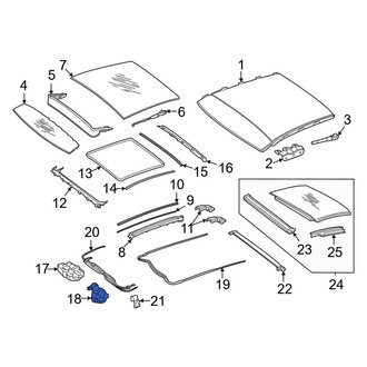 Mercedes-Benz OE - Sunroof Motor