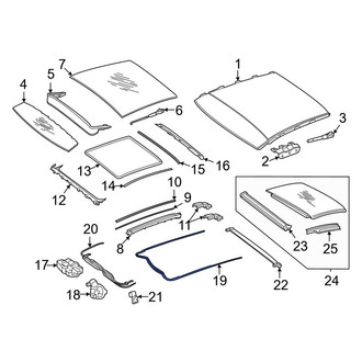 Mercedes-Benz OE - Sunroof Cable