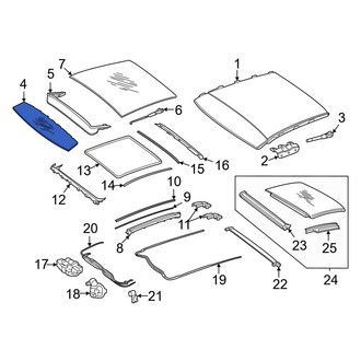 Mercedes-Benz OE - Sunroof Glass