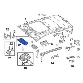 Mercedes-Benz OE - Right Sun Visor