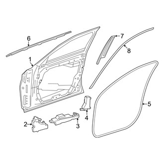 Mercedes-Benz OE - Front Door - Door & Components (Sedan)