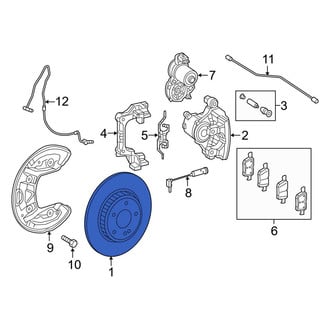 Mercedes-Benz OE - Rear Disc Brake Rotor