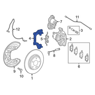 Mercedes-Benz OE - Rear Right Disc Brake Caliper Bracket
