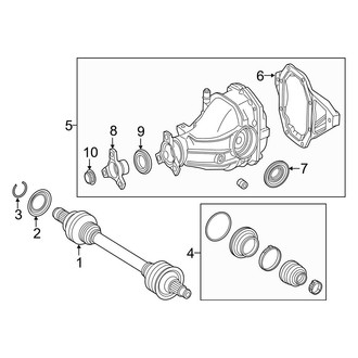 Mercedes-Benz OE - Rear Suspension - Axle & Differential