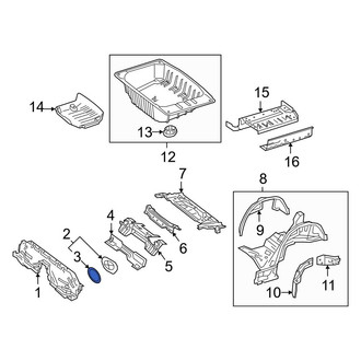Mercedes-Benz OE - Fuel Tank Access Cover Gasket