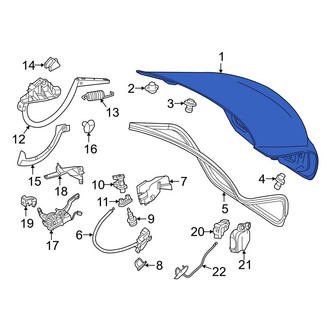 Mercedes-Benz OE - Rear Deck Lid