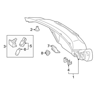 Mercedes-Benz OE - Trunk Lid - Interior Trim (Sedan)