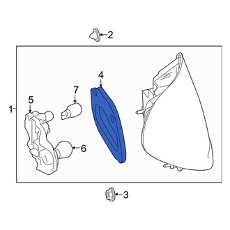 Mercedes-Benz OE - Rear Tail Light Gasket