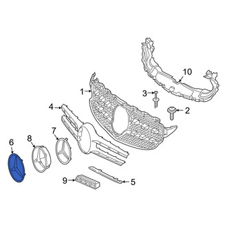 Mercedes-Benz OE - Front Grille Emblem