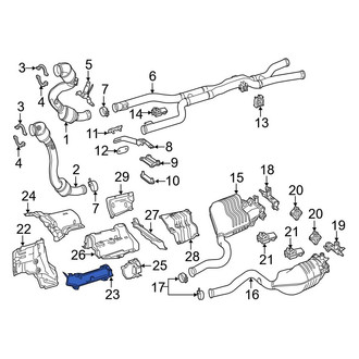 Mercedes-Benz OE - Upper Exhaust Manifold Heat Shield