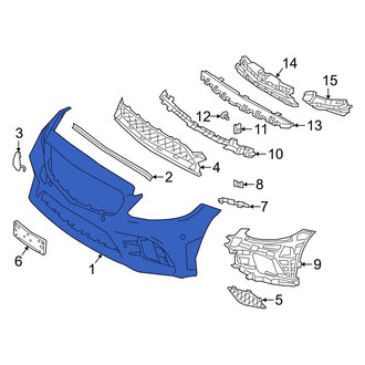 Mercedes-Benz OE - Front Bumper Cover