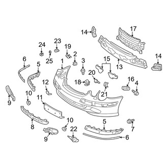 Mercedes-Benz OE - Front Bumper - Bumper & Components