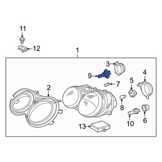 Mercedes-Benz OE - Front Headlight Bulb