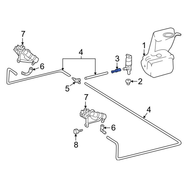 Windshield Washer Hose